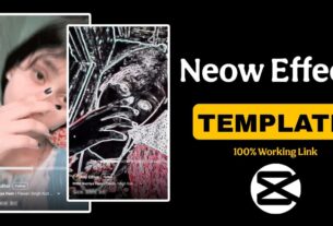Neon Effect CapCut Template (100% Working Link)Link 2025